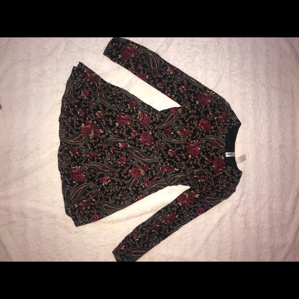 Floral long sleeve dress